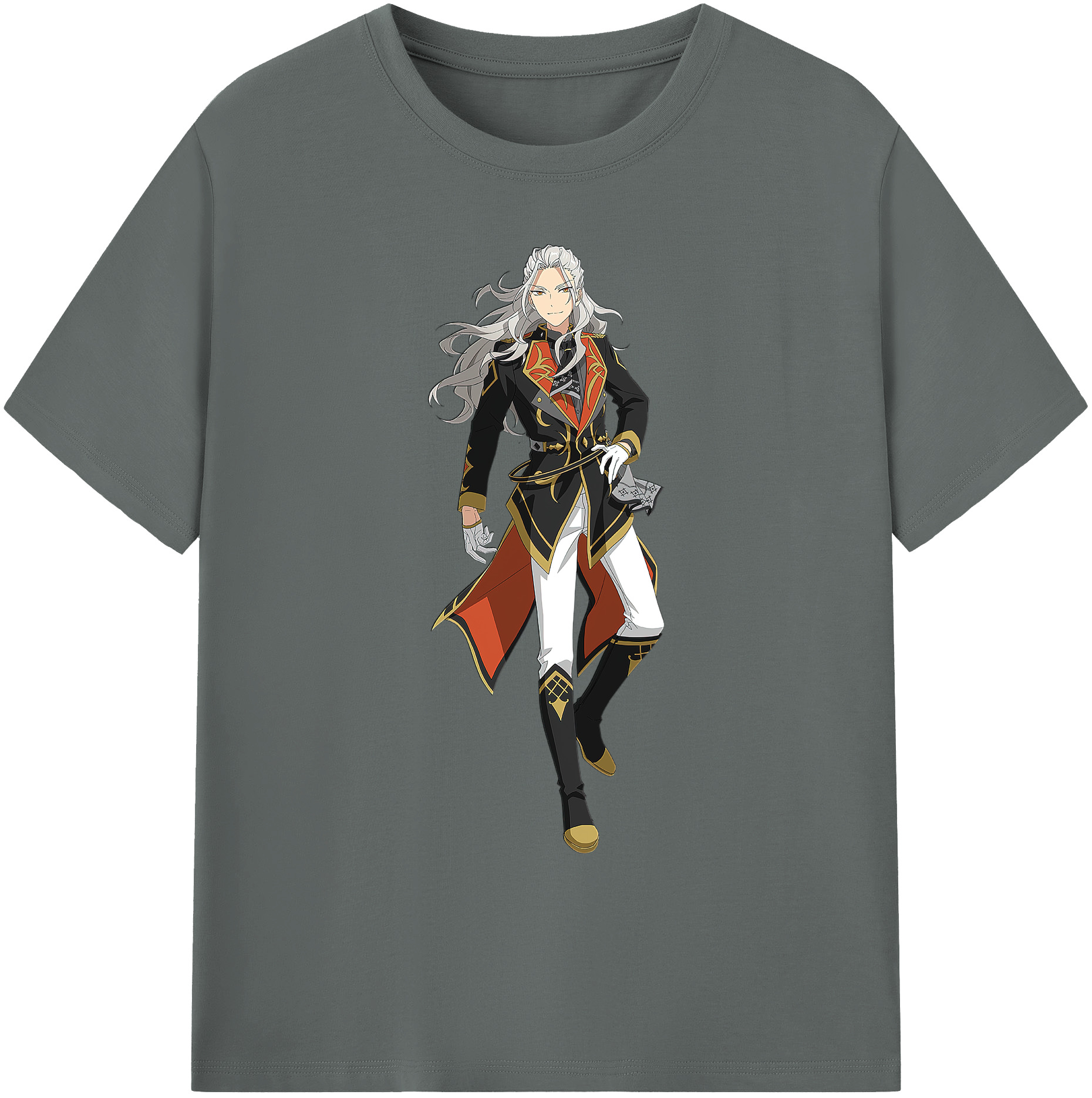 （画像用） あんさんぶるスターズ! Ensemble Stars 綿100％ メンズ半袖Tシャツ｜肌触りやわらか＆通気性